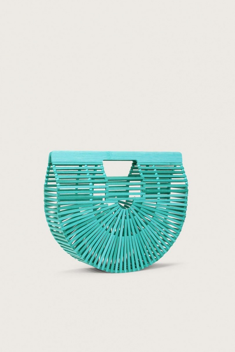 Cult Gaia Gaia's Ark Small Clutch Turquoise | NZ 376401W