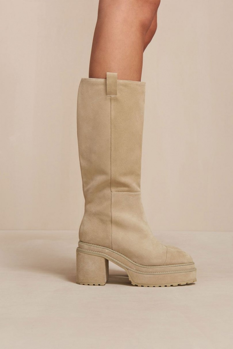 Cult Gaia Hana Boots Light Brown | NZ 201359O