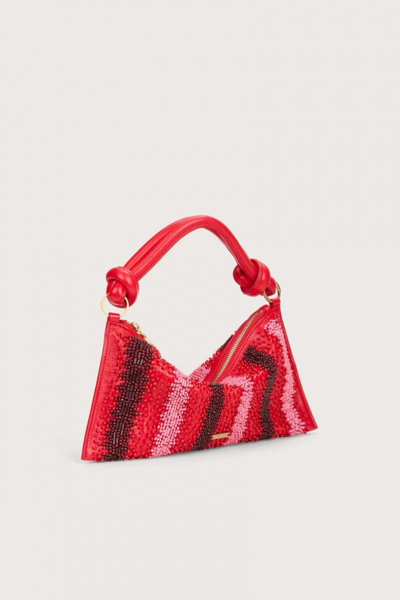 Cult Gaia Hera Nano Shoulder Bag Red | NZ 296587S