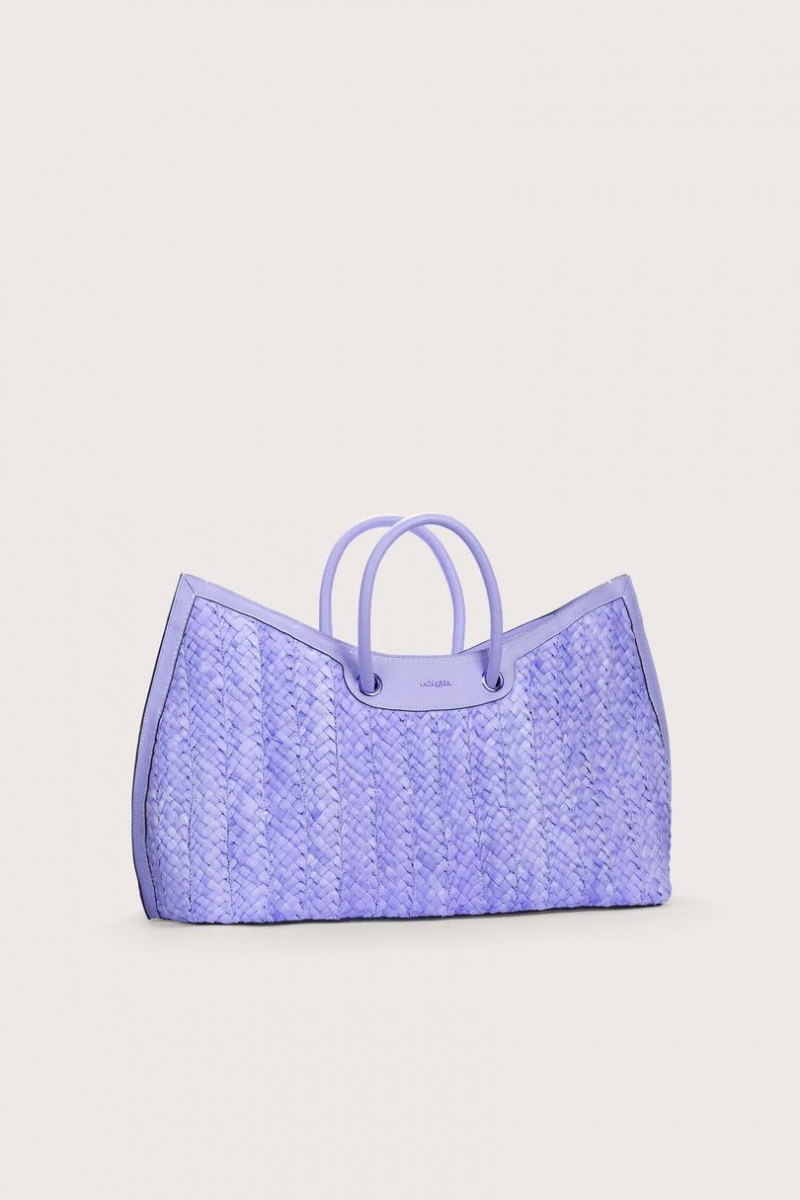 Cult Gaia Idalia Weekender Tote Bag Lavender | NZ 057186W