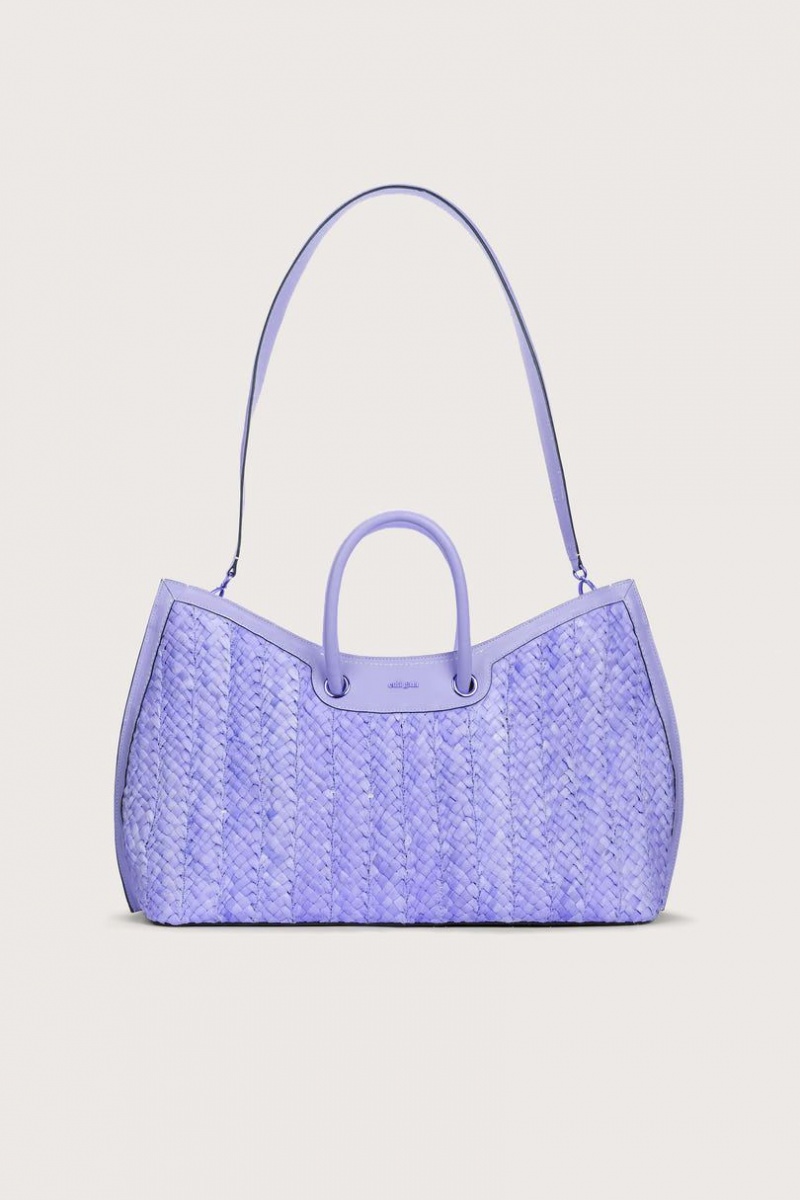 Cult Gaia Idalia Weekender Tote Bag Lavender | NZ 057186W