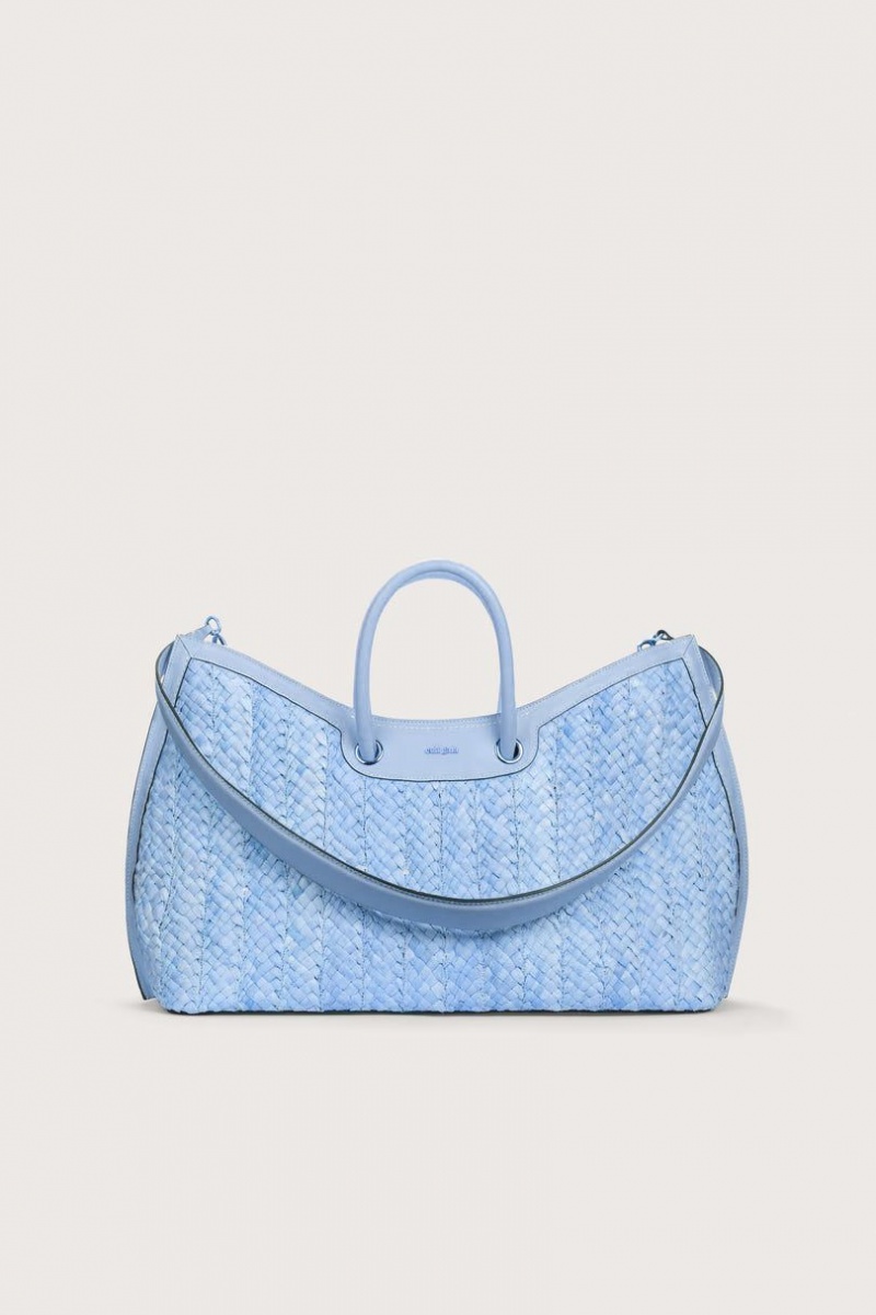 Cult Gaia Idalia Weekender Tote Bag Light Blue | NZ 290136F