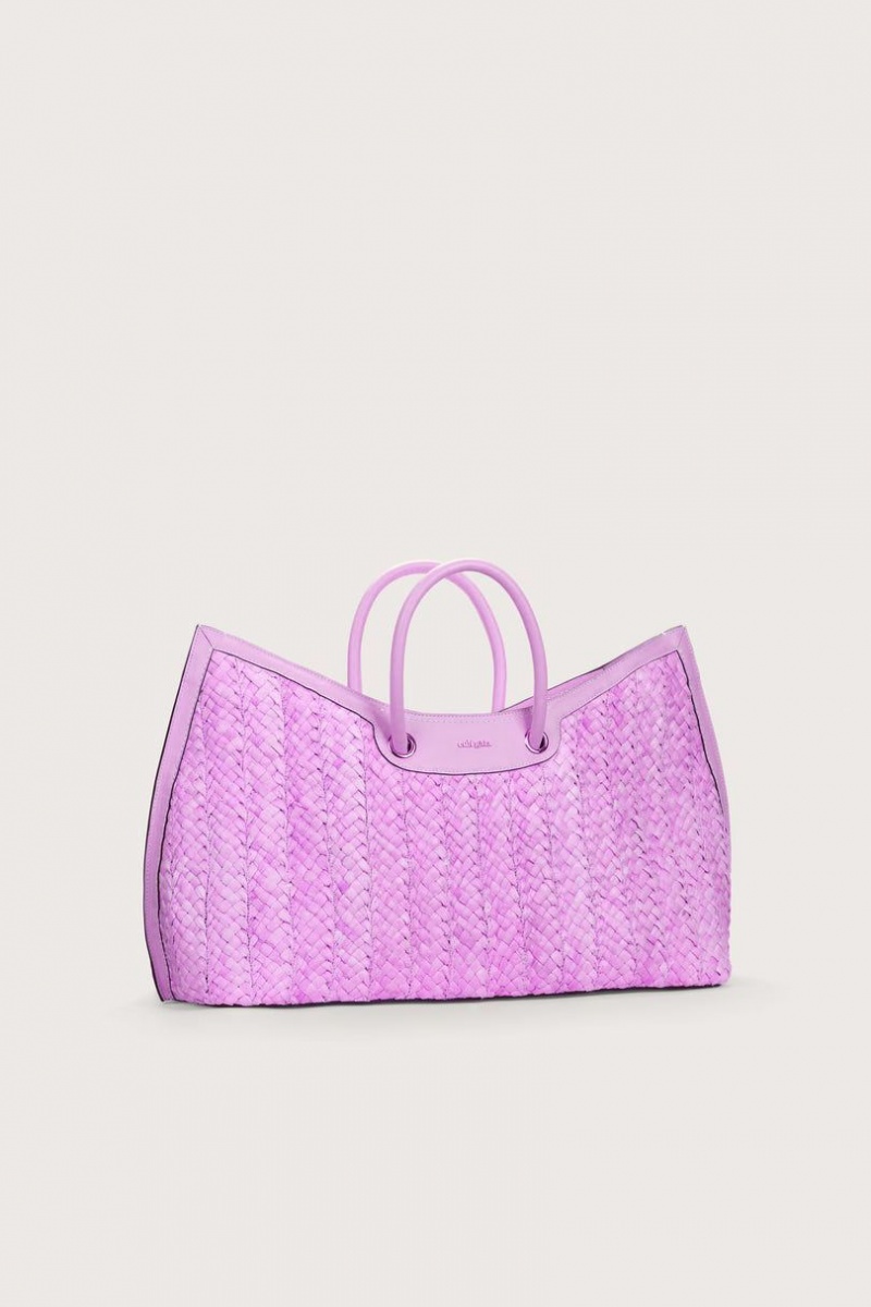 Cult Gaia Idalia Weekender Tote Bag Pink | NZ 703816L