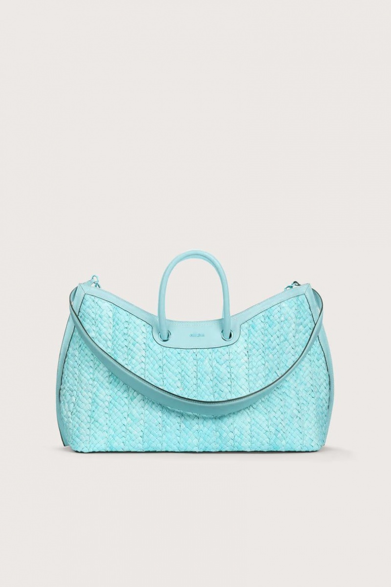 Cult Gaia Idalia Weekender Tote Bag Turquoise | NZ 796342A