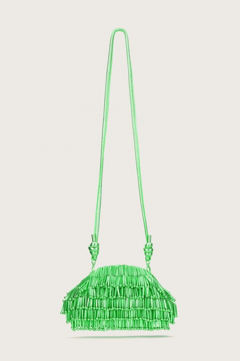 Cult Gaia Jaala Nano Crossbody Bag Green | NZ 823601C