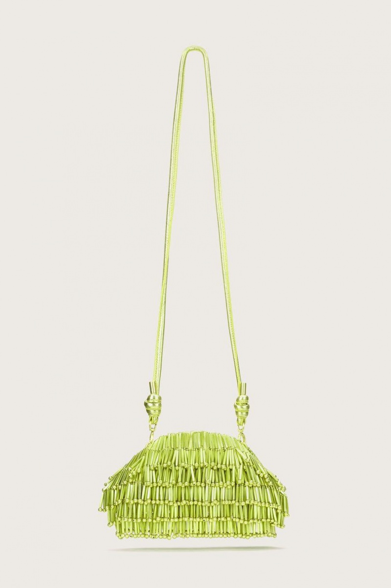 Cult Gaia Jaala Nano Crossbody Bag Light Green | NZ 130297W