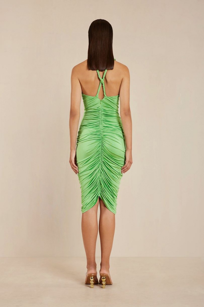 Cult Gaia Jalina Dress Green | NZ 802457Y