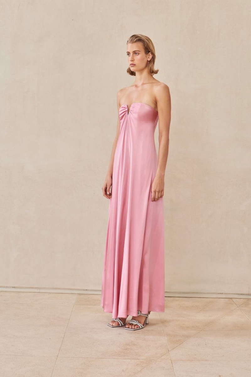 Cult Gaia Janelle Gown Dress Pink | NZ 327468S