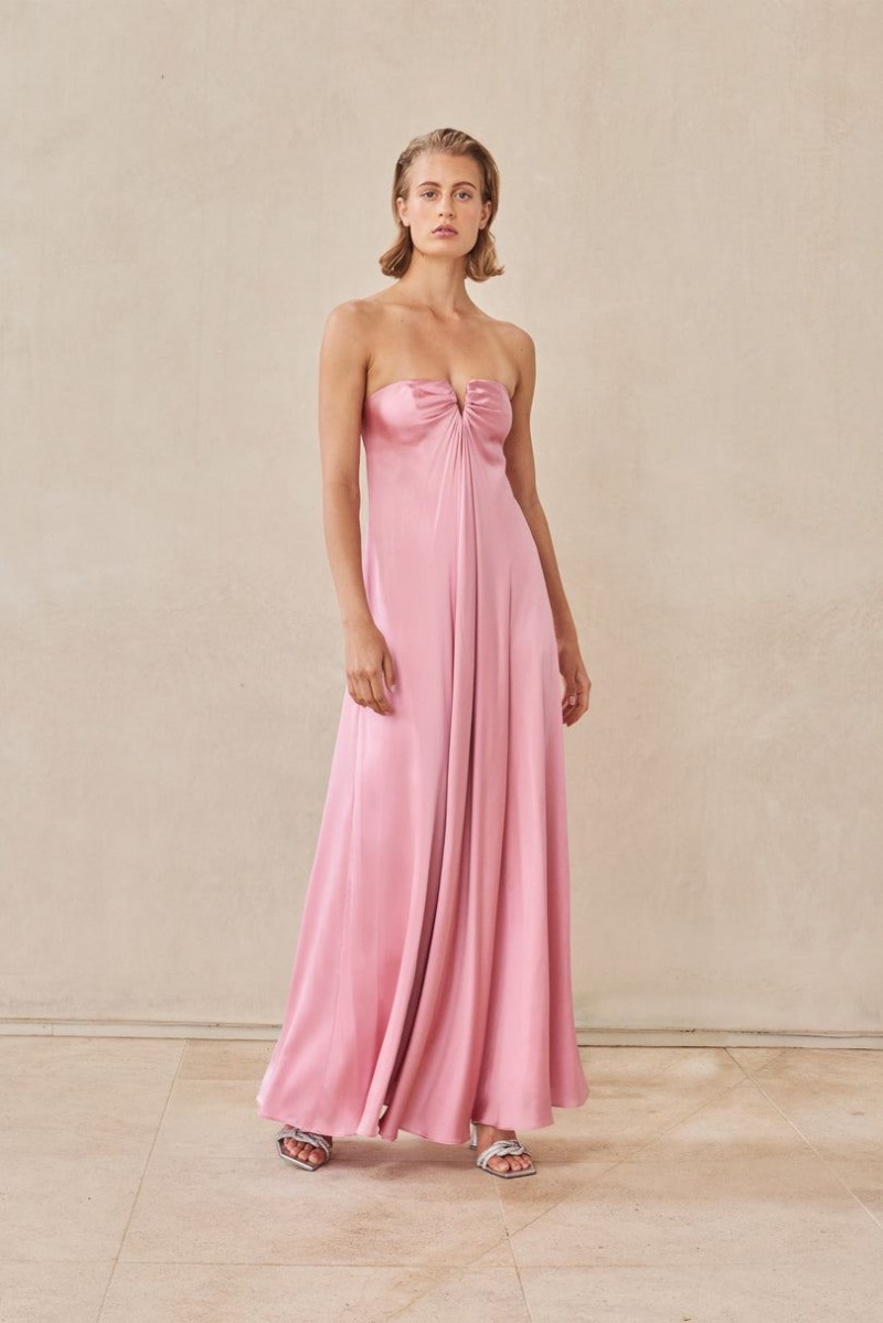 Cult Gaia Janelle Gown Dress Pink | NZ 327468S