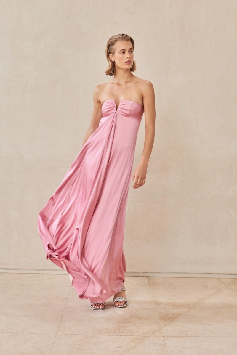 Cult Gaia Janelle Gown Dress Pink | NZ 327468S