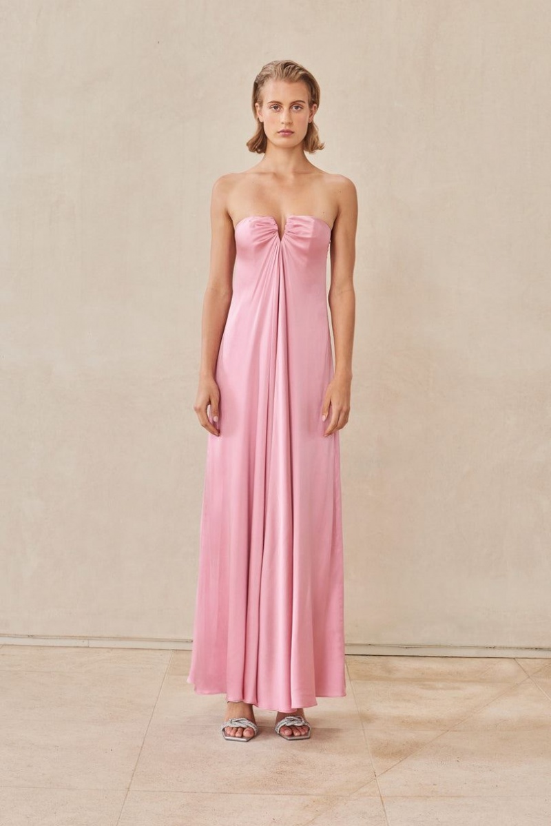 Cult Gaia Janelle Gown Dress Pink | NZ 327468S