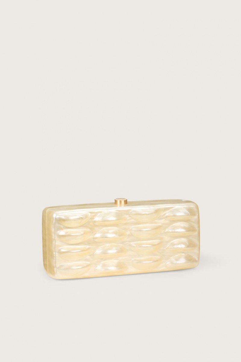 Cult Gaia Jules Clutch White | NZ 738159W