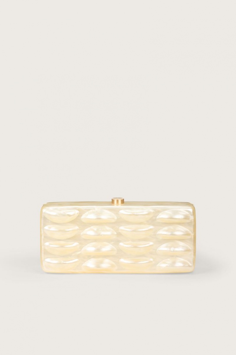 Cult Gaia Jules Clutch White | NZ 738159W