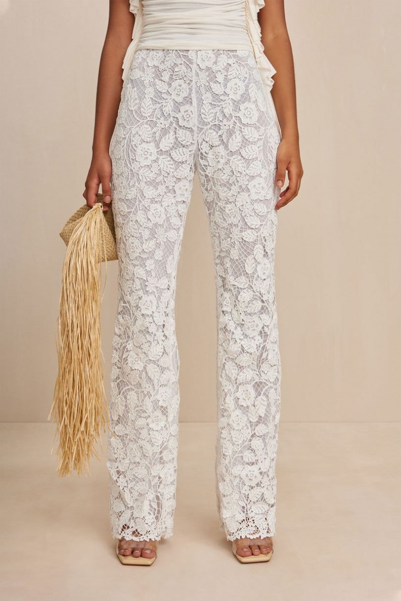 Cult Gaia Kaci Pants White | NZ 675849L