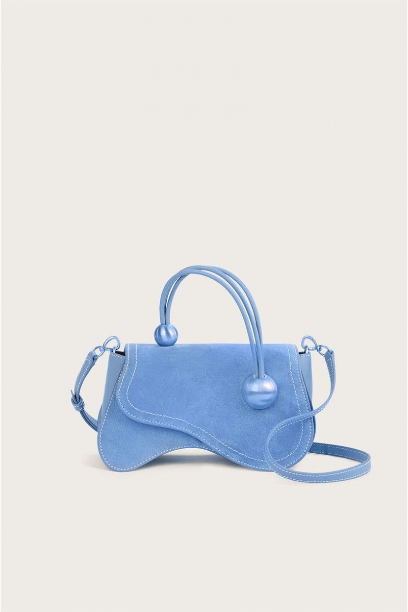 Cult Gaia Kazia Crossbody Bag Blue | NZ 607412C