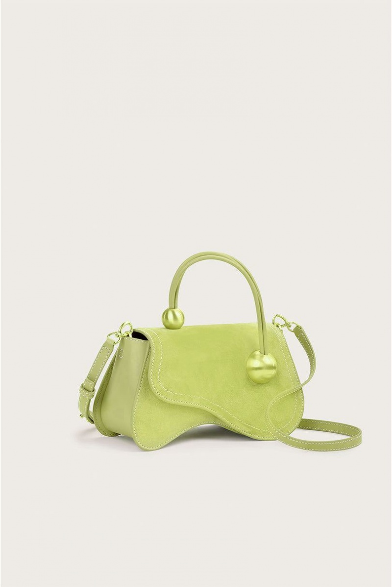 Cult Gaia Kazia Crossbody Bag Light Green | NZ 914527W