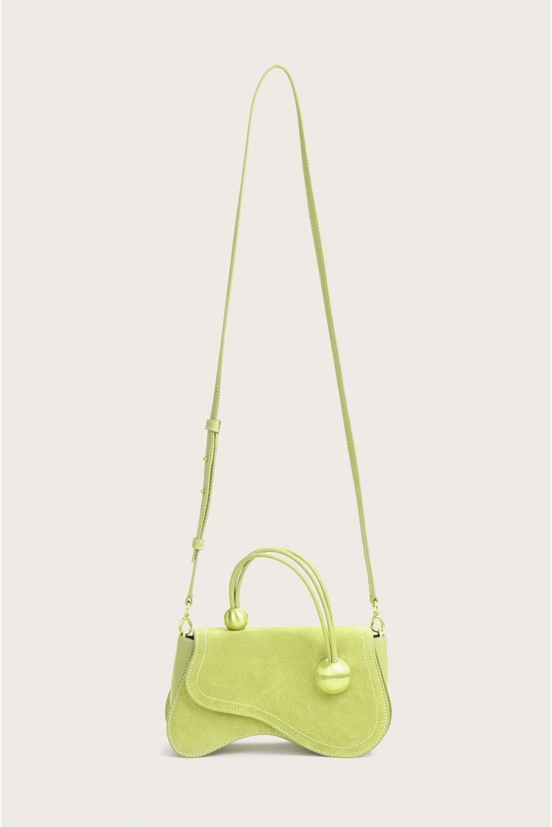 Cult Gaia Kazia Crossbody Bag Light Green | NZ 914527W