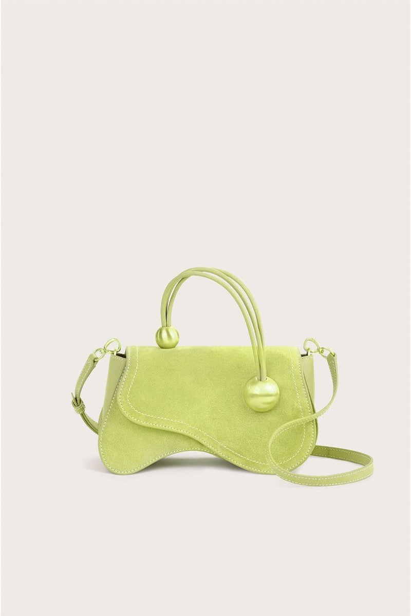 Cult Gaia Kazia Crossbody Bag Light Green | NZ 914527W