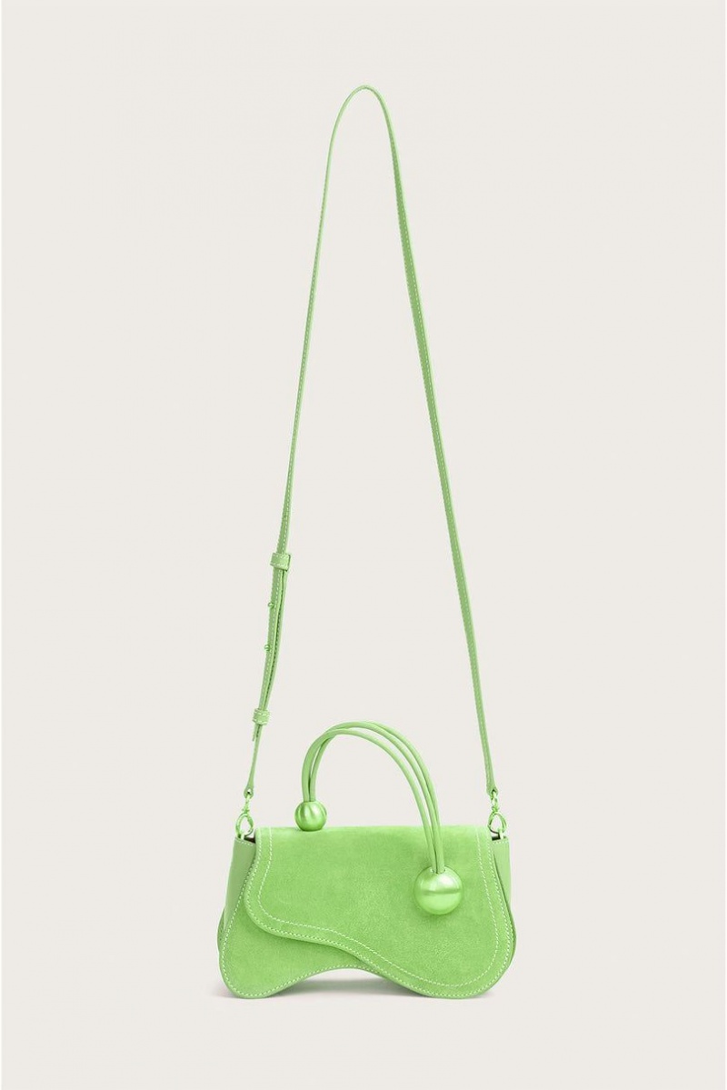 Cult Gaia Kazia Crossbody Bag Light Green | NZ 857021T