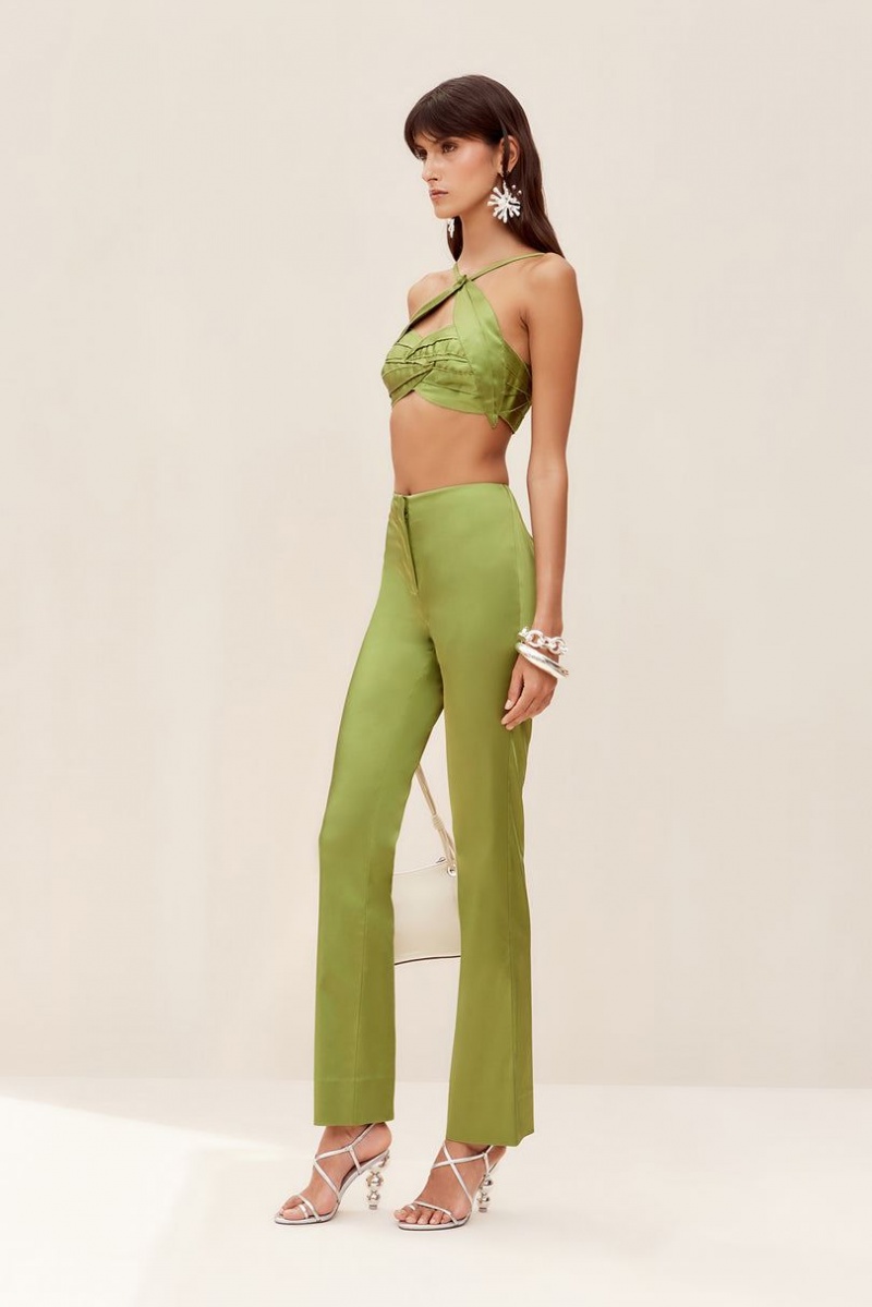 Cult Gaia Leonil Top Green | NZ 406238P