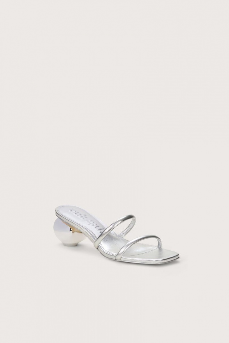 Cult Gaia Leora Sandals Silver | NZ 205981I