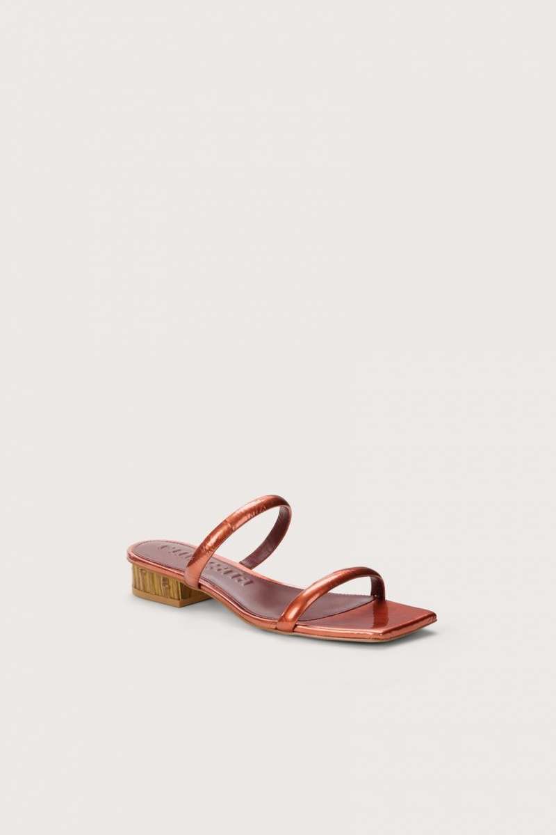 Cult Gaia Liz Sandals Brown | NZ 176349G