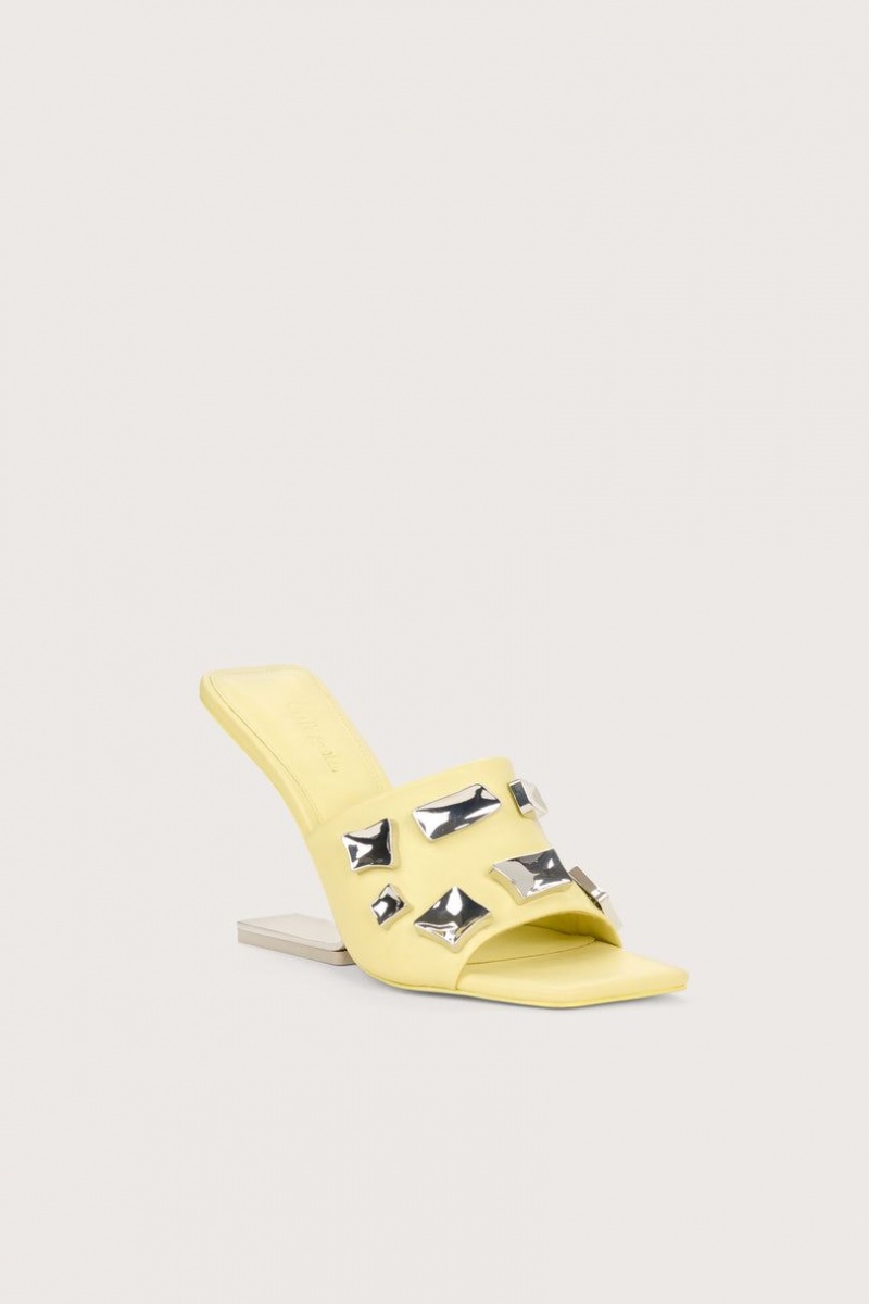 Cult Gaia Malaya Sandals Lemon | NZ 567942N