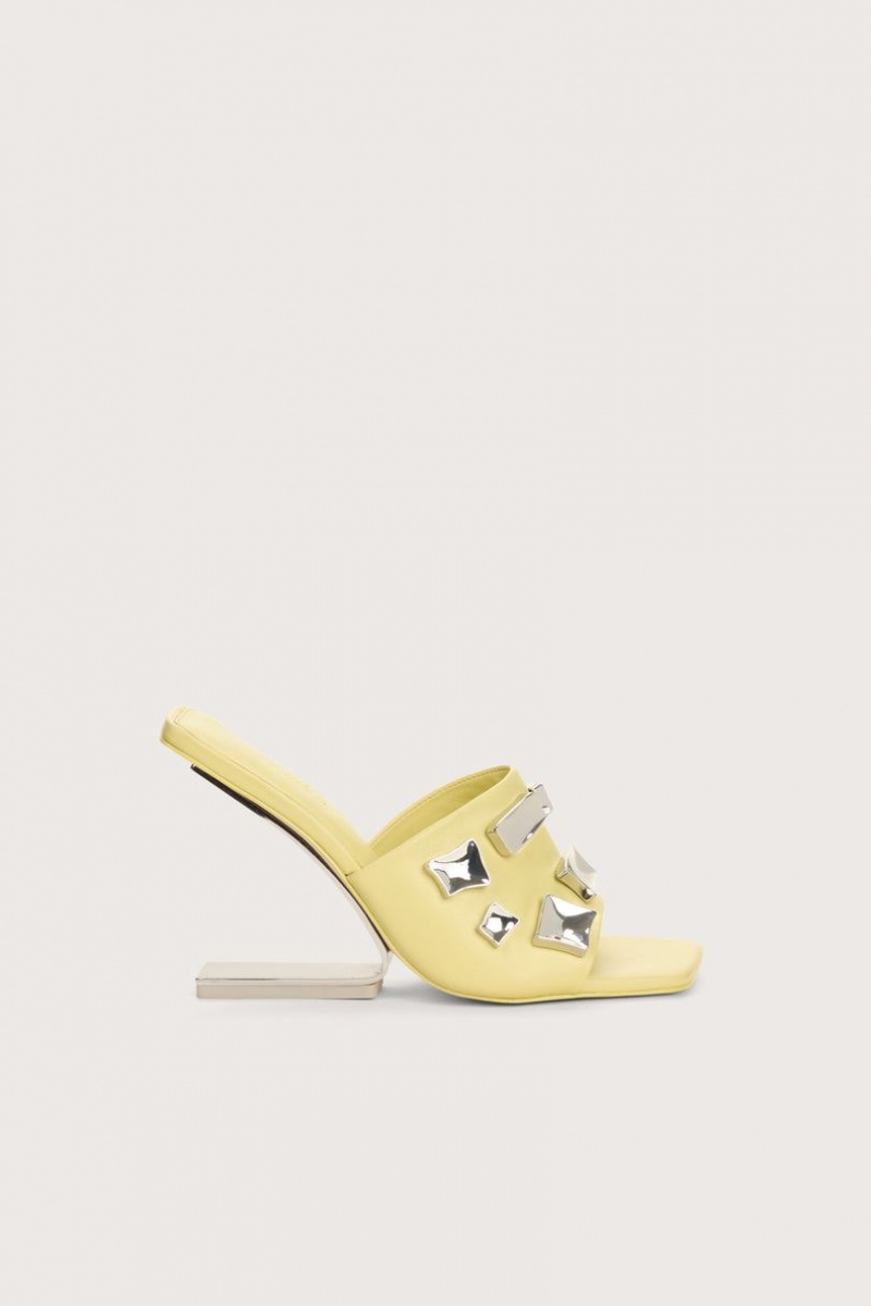 Cult Gaia Malaya Sandals Lemon | NZ 567942N