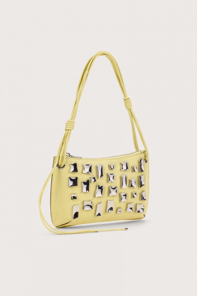 Cult Gaia Malaya Shoulder Bag Lemon | NZ 237694N