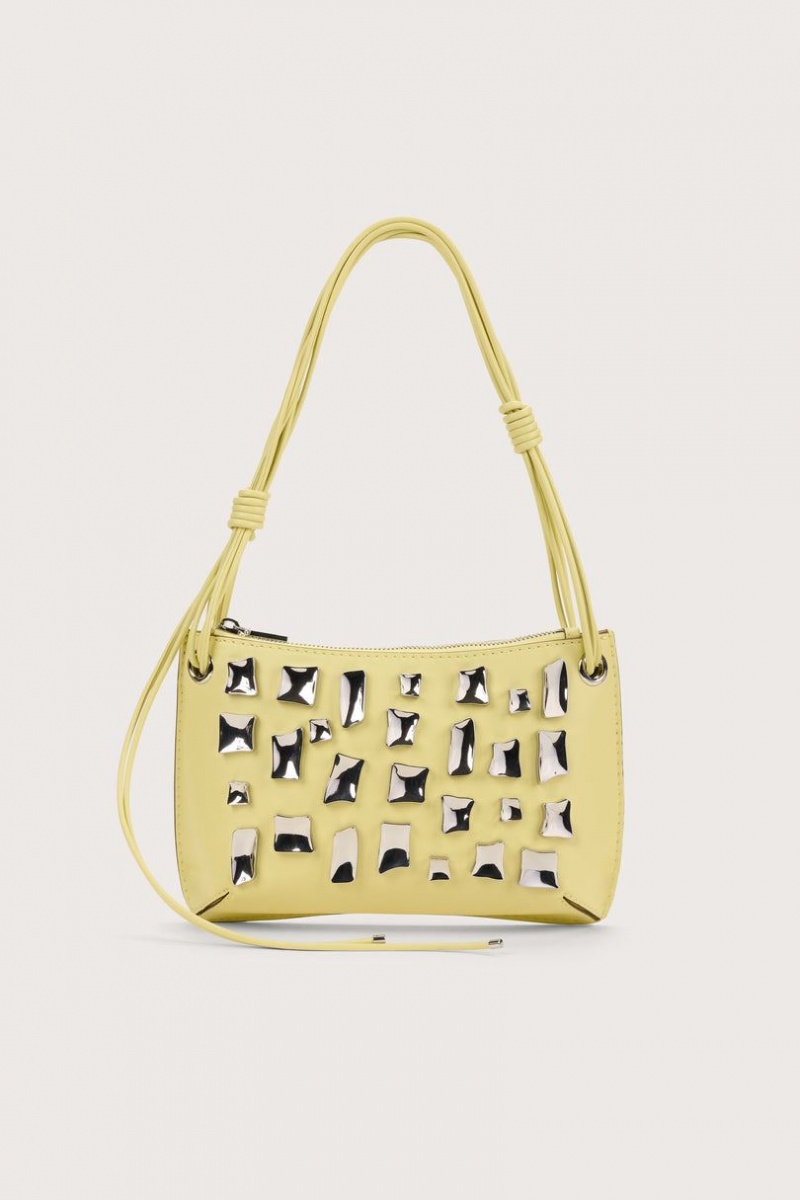 Cult Gaia Malaya Shoulder Bag Lemon | NZ 237694N