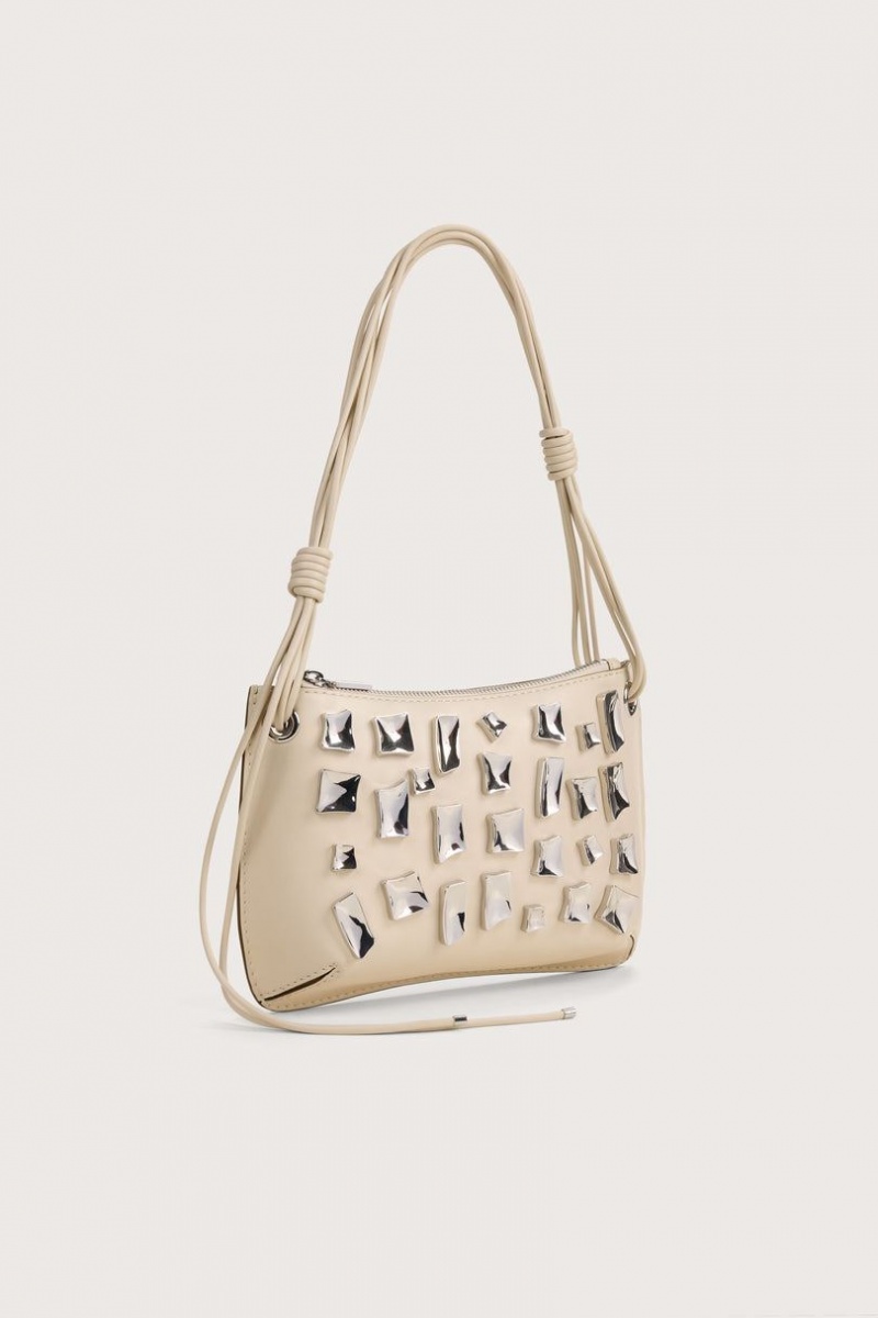 Cult Gaia Malaya Shoulder Bag White | NZ 603274I