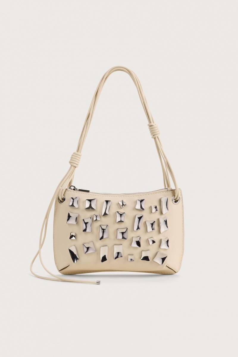 Cult Gaia Malaya Shoulder Bag White | NZ 603274I