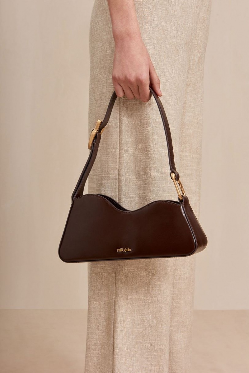 Cult Gaia Malvi Shoulder Bag Brown | NZ 390125N