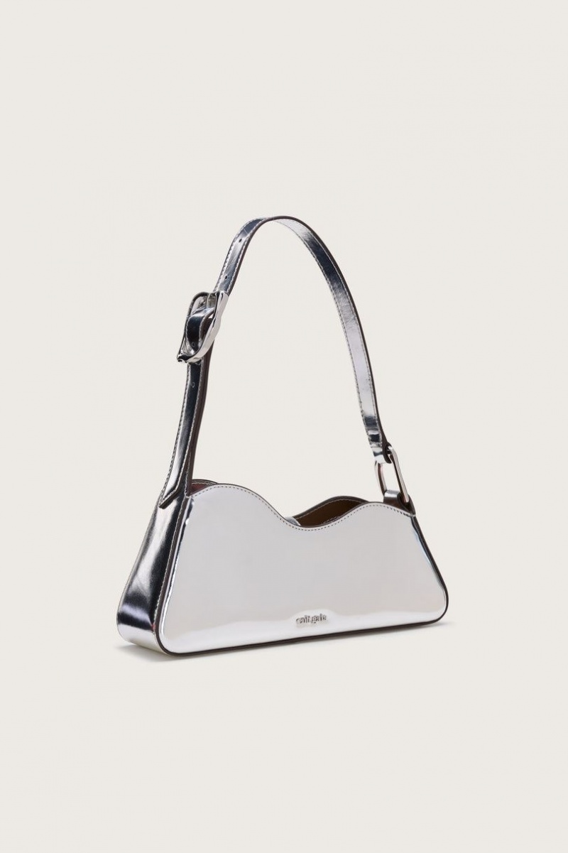 Cult Gaia Malvi Shoulder Bag Silver | NZ 532178Y