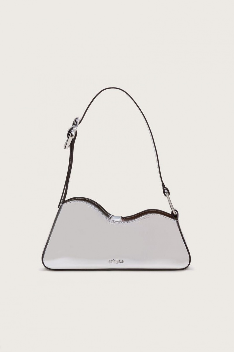 Cult Gaia Malvi Shoulder Bag Silver | NZ 532178Y