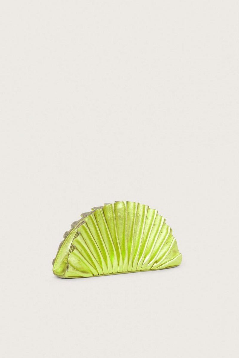 Cult Gaia Nala Mini Clutch Light Green | NZ 895142Y