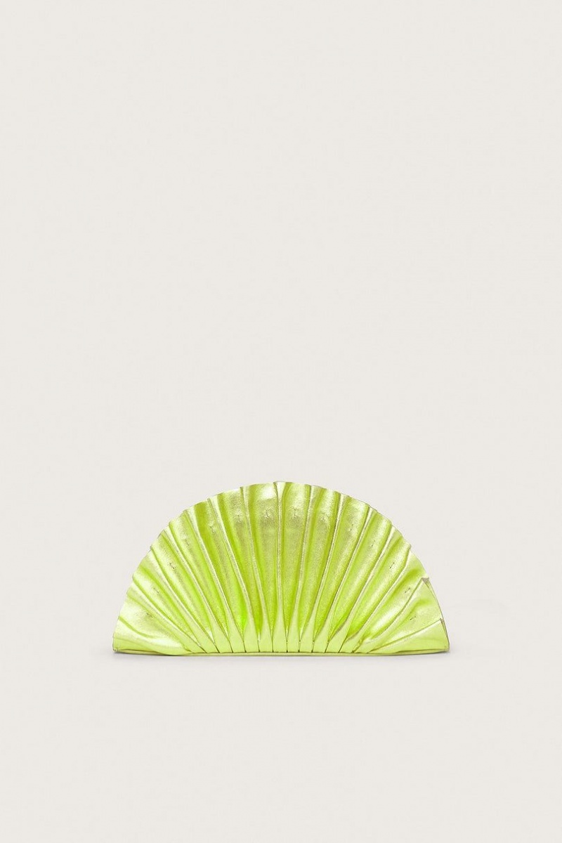 Cult Gaia Nala Mini Clutch Light Green | NZ 895142Y