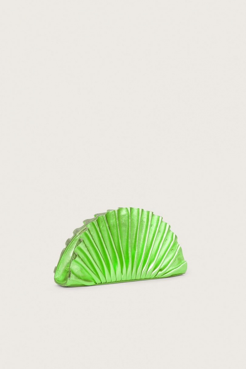 Cult Gaia Nala Mini Clutch Light Green | NZ 480539E