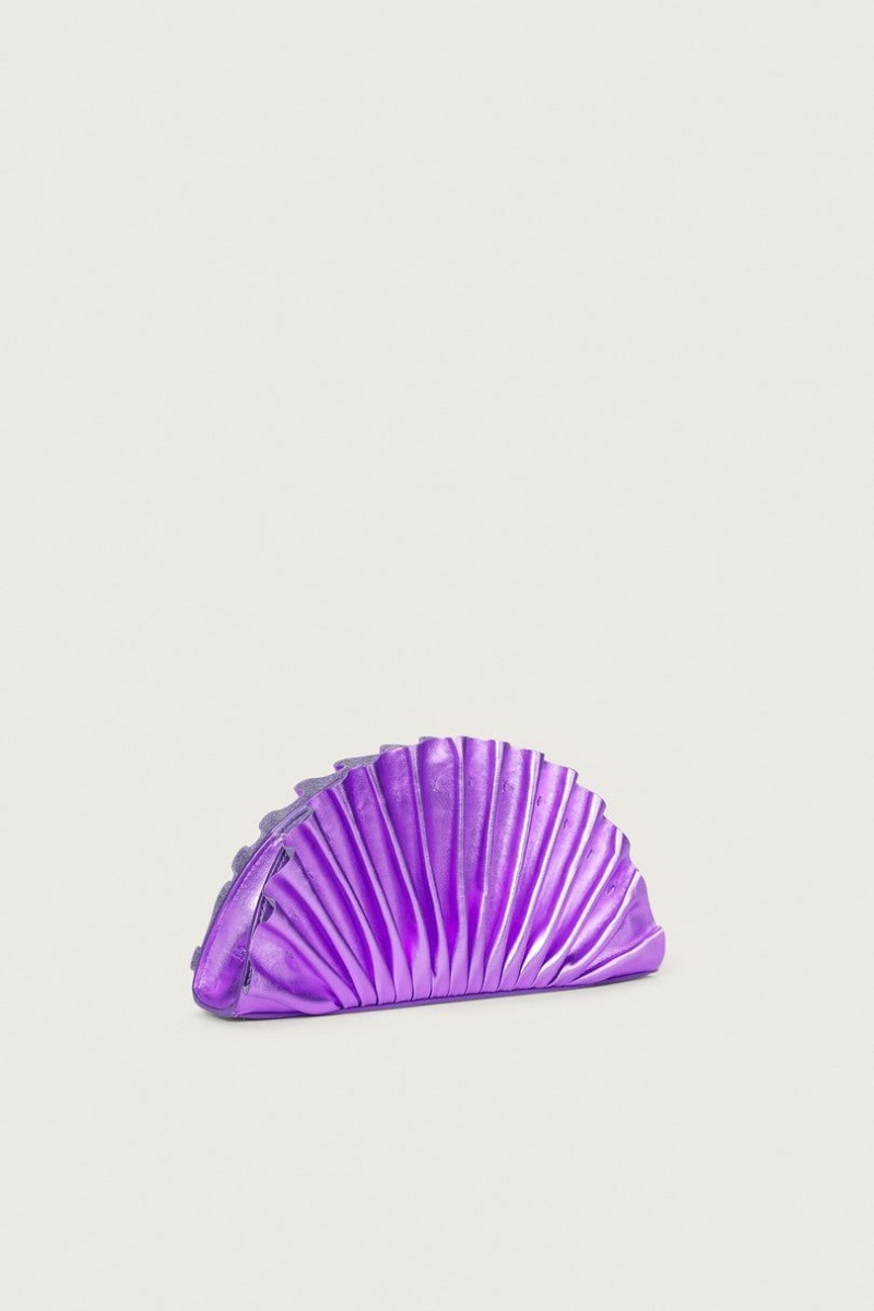 Cult Gaia Nala Mini Clutch Purple | NZ 351890C