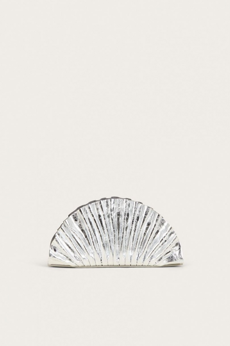 Cult Gaia Nala Mini Clutch Silver | NZ 697538X