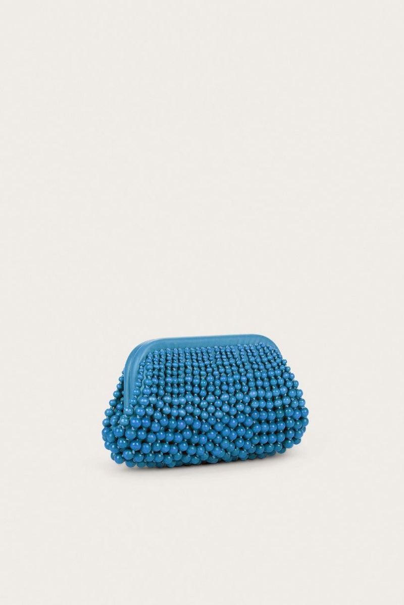 Cult Gaia Nia Clutch Blue | NZ 381429M