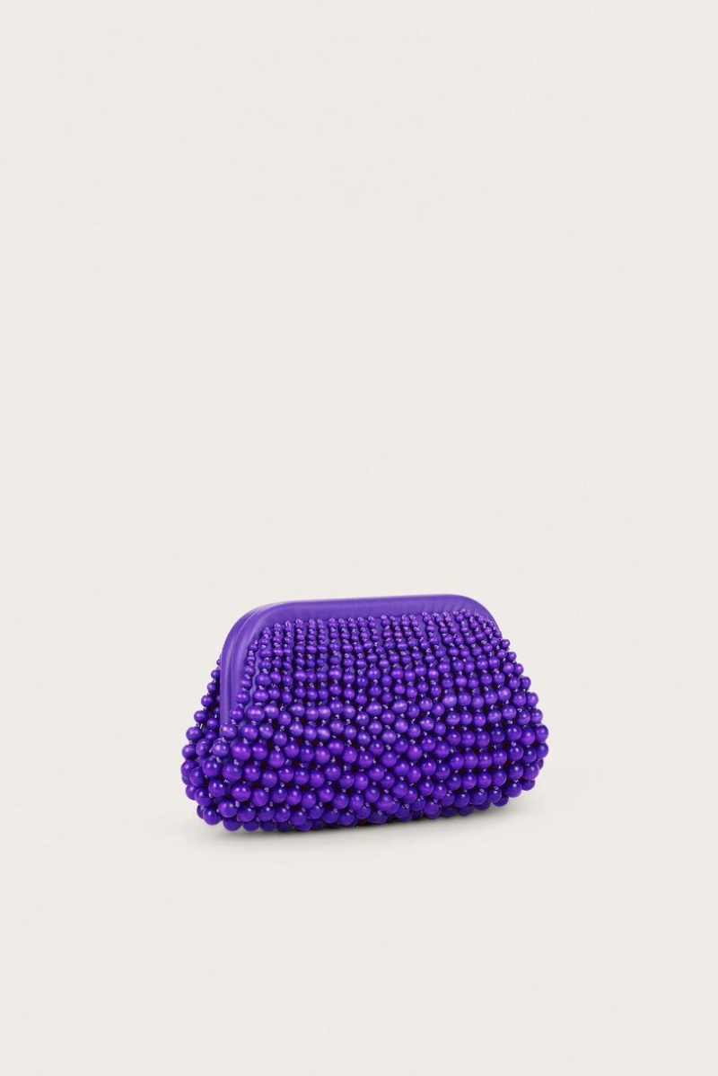 Cult Gaia Nia Clutch Purple | NZ 386417A