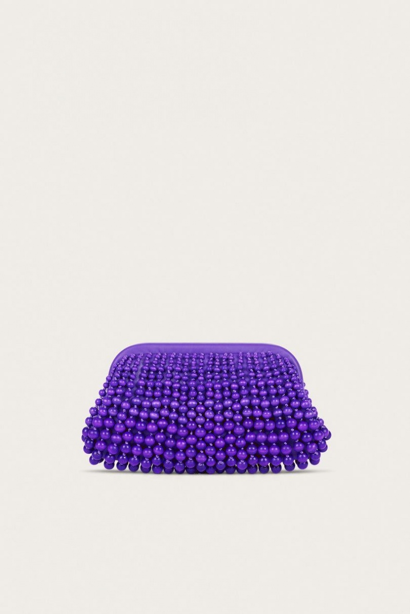 Cult Gaia Nia Clutch Purple | NZ 386417A