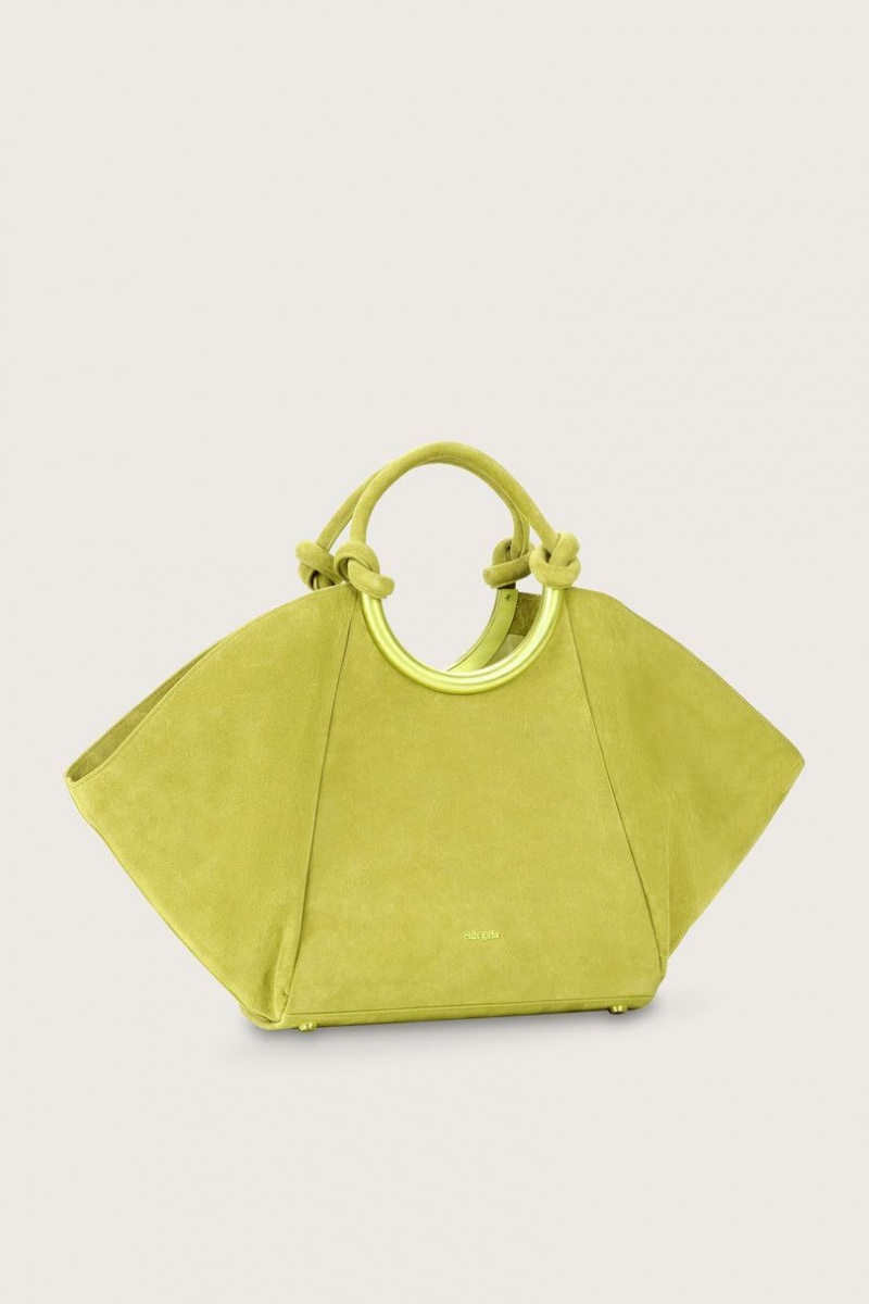 Cult Gaia Nila Tote Bag Light Green | NZ 945831G