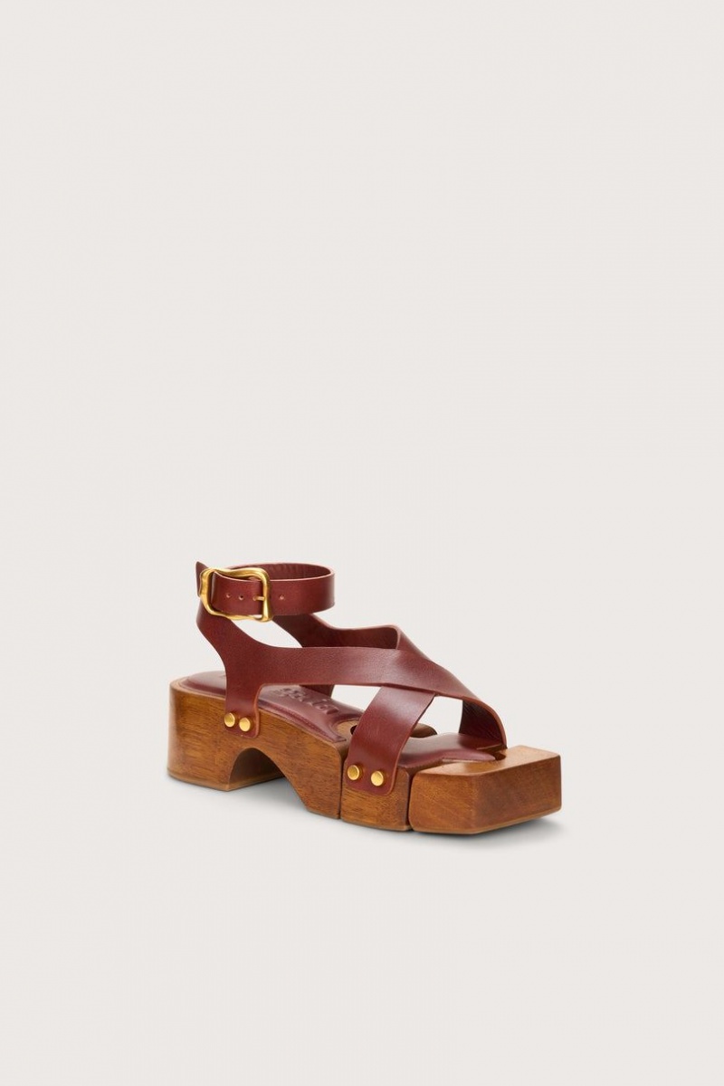 Cult Gaia Peppa Sandals Brown | NZ 985324A