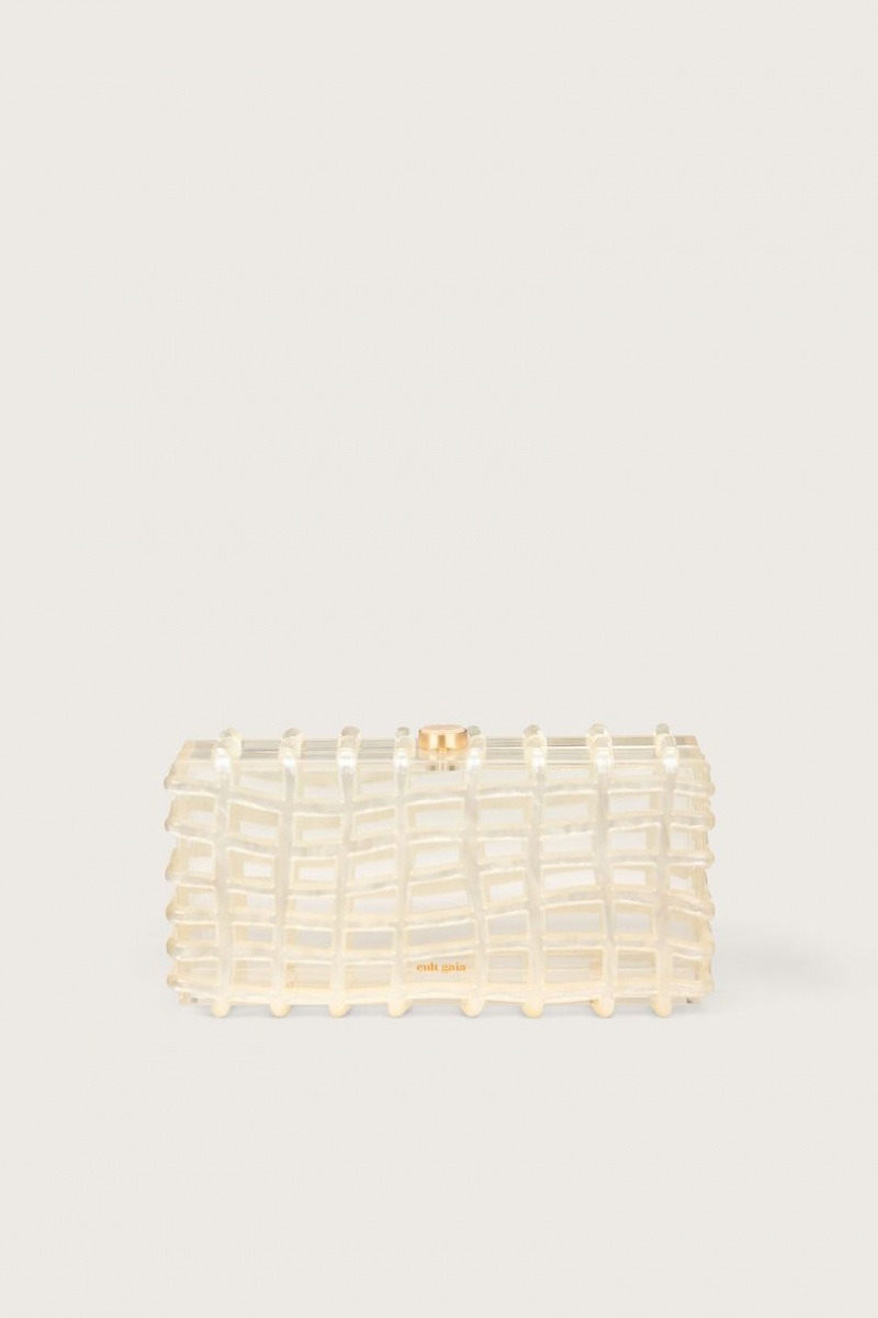 Cult Gaia Rina Clutch White | NZ 901265G