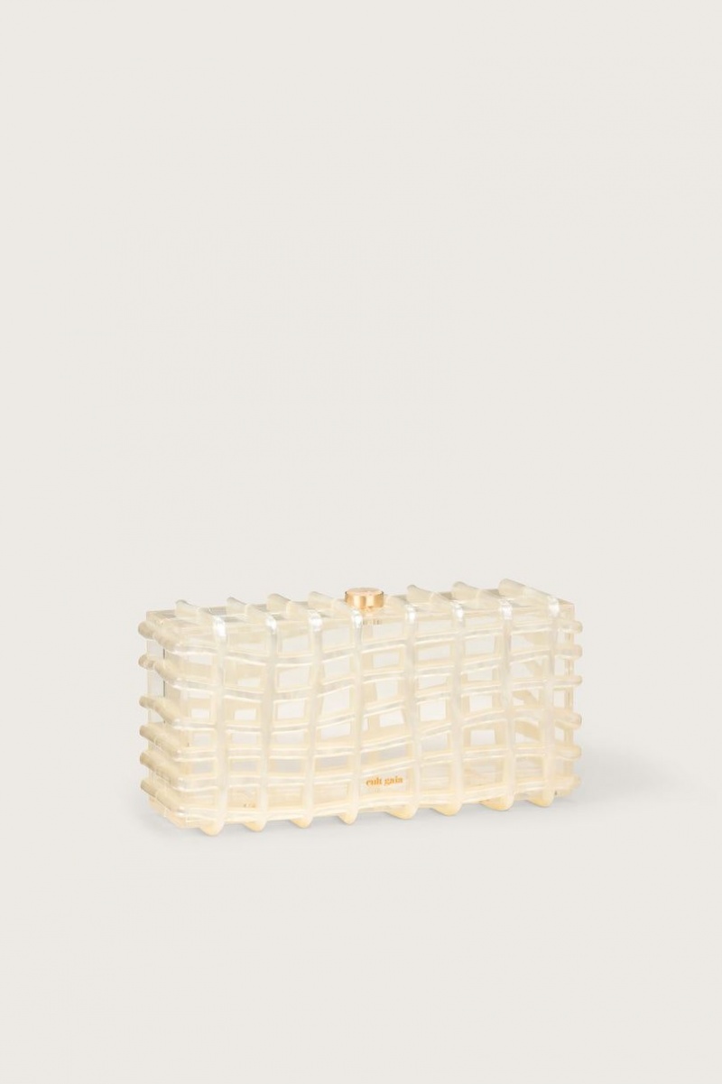 Cult Gaia Rina Clutch White | NZ 901265G