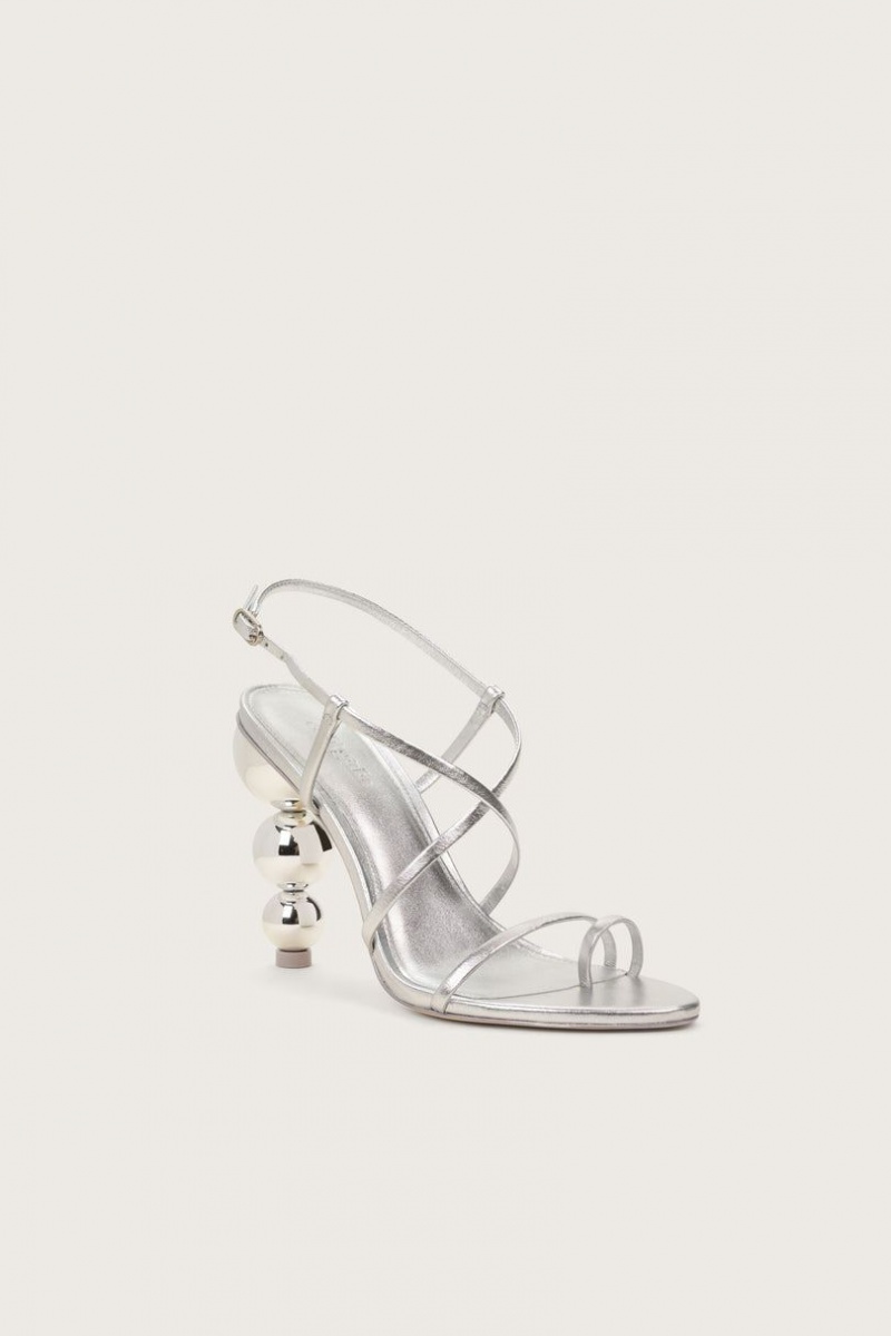 Cult Gaia Robyn Sandals Silver | NZ 971063Y