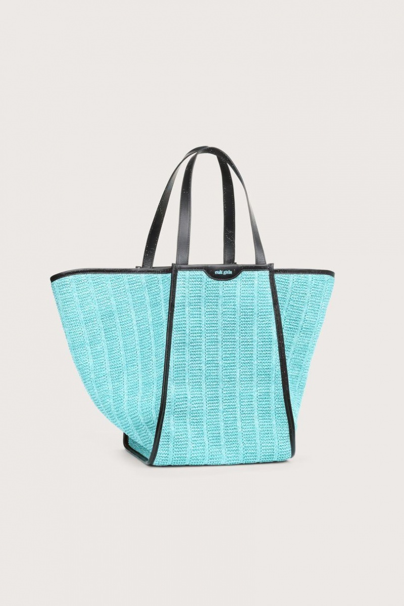 Cult Gaia Sadie Tote Bag Turquoise | NZ 465297O