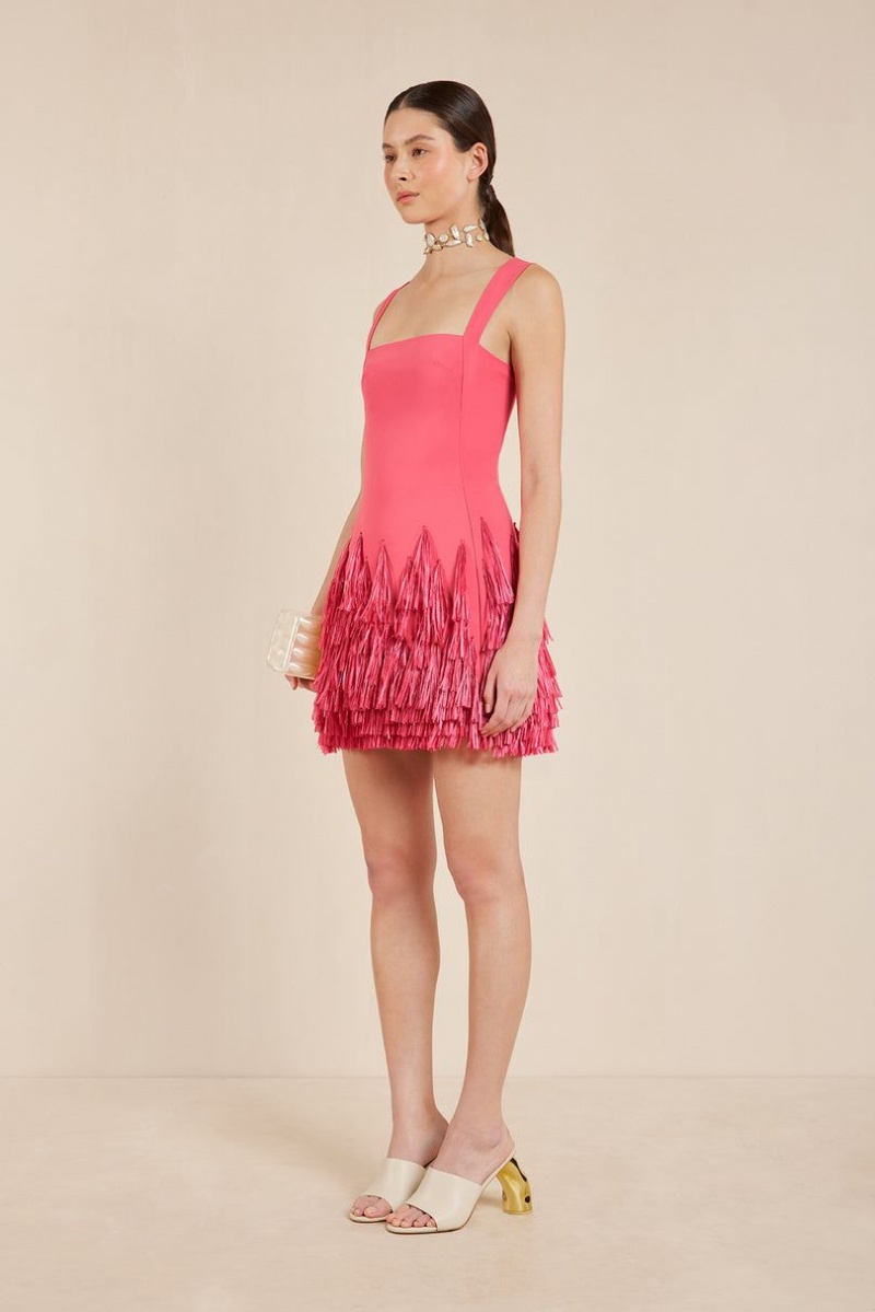 Cult Gaia Seraphina Dress Pink | NZ 940621O